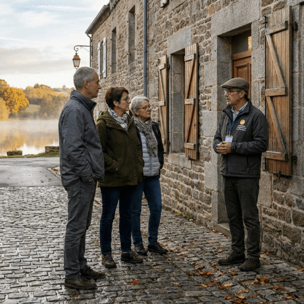 Château de Combourg en Bretagne lors des Journées du Patrimoine 2026 au bord du lac