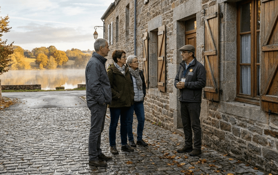 Château de Combourg en Bretagne lors des Journées du Patrimoine 2026 au bord du lac